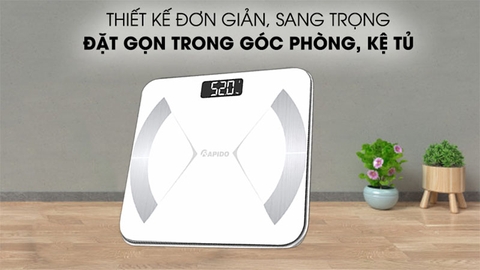 Cân sức khỏe và phân tích các chỉ số cơ thể Rapido RSF02-S