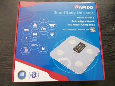 Cân sức khỏe thông minh Rapido RSB04-S (Có bluetooth)
