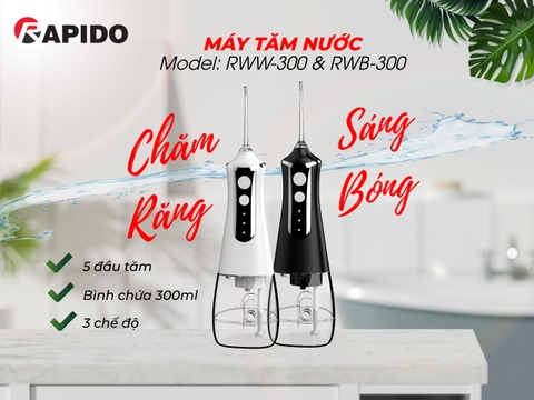 Tăm nước Rapido RW (W/B) – 300