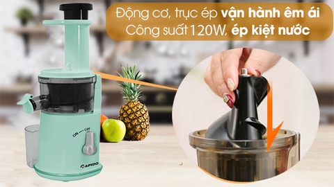 Máy ép chậm Mini Rapido RSJ-120W/B