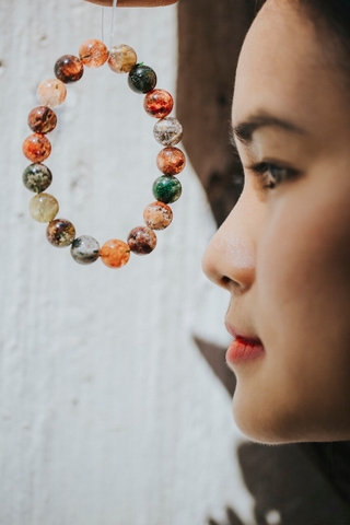 Vòng Tay Đá Ưu Linh Đa Sắc