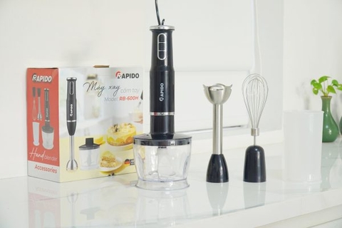 Máy xay đa năng cầm tay Rapido RB-600H