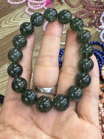 Vòng Tay Đá Thạch Anh Tóc Xanh