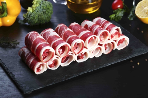 BA RỌI BÒ CUỘN | Rolled Beef Belly