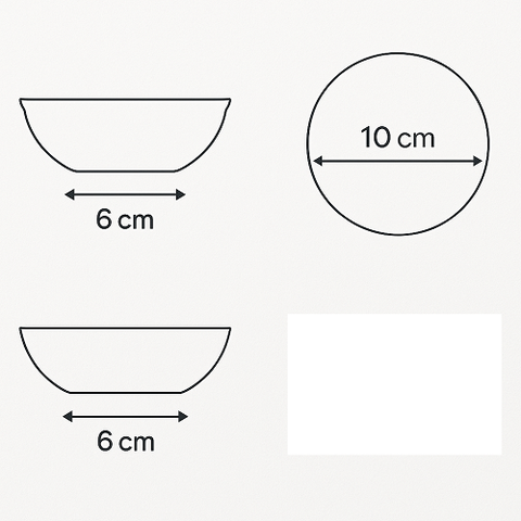 10cm Areca Leaf Bowl
