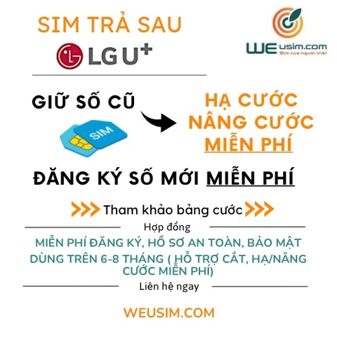 Sim Trả Sau LG