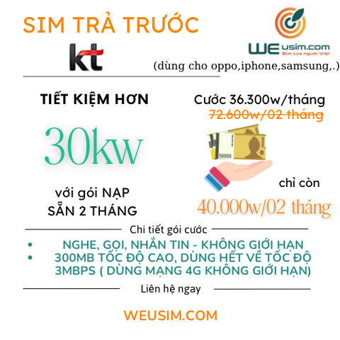Sim Trả Trước KT