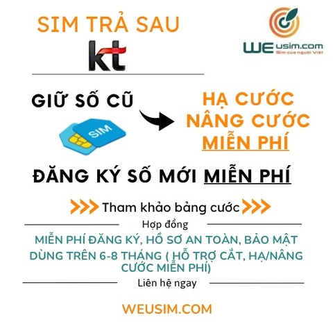 Sim Trả Sau KT