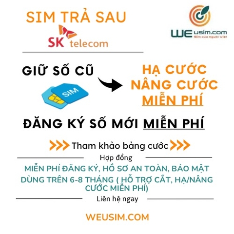 Sim Trả Sau SK