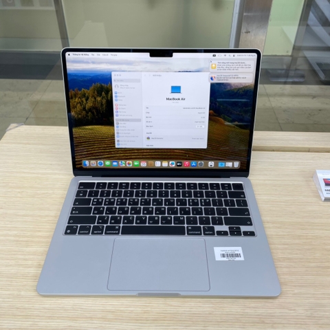 Macbook Air M2 RAM 8GB- SSD 512gb silver 95%