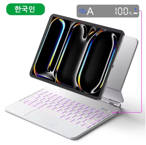 Bàn Phím iPad GOOJODOQ mặt lưng nam châm