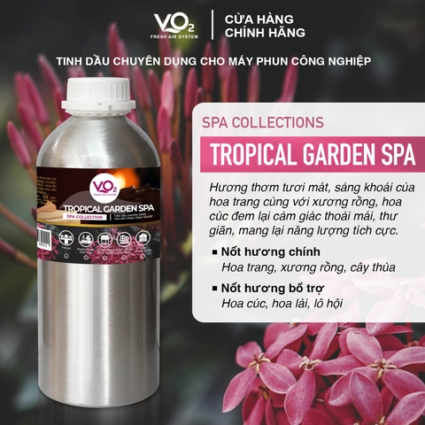 Tinh Dầu Cho Máy Phun Tinh Dầu Nguyên Chất VO2 Spa Collection - Tropical Garden Spa