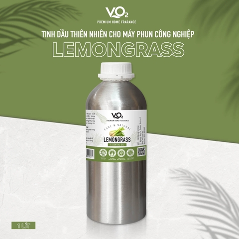 Tinh Dầu Thiên Nhiên Sả Chanh Dùng Cho Máy Phun Tinh Dầu Công Nghiệp VO2 Pure Collection - Lemongrass