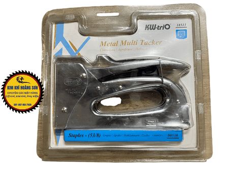 Máy bắn ghim gỗ cầm tay Kwtrio 18513, Súng bắn ghim thép cao cấp chống gỉ sét, sử dụng dễ dàng