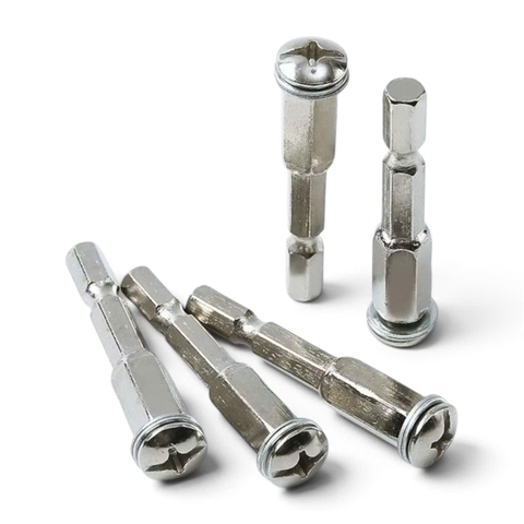 Đầu nối chuôi lục giác 6.35mm, trục chuyển đổi máy khoan pin thành máy cắt gỗ, nhựa dài 55mm