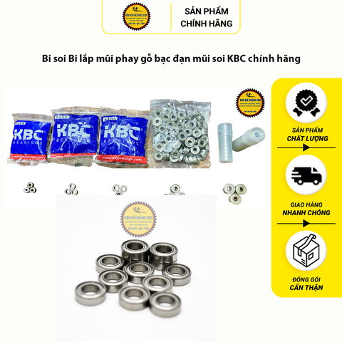 Bi soi Bi lắp mũi phay gỗ bạc đạn mũi soi KBC chính hãng