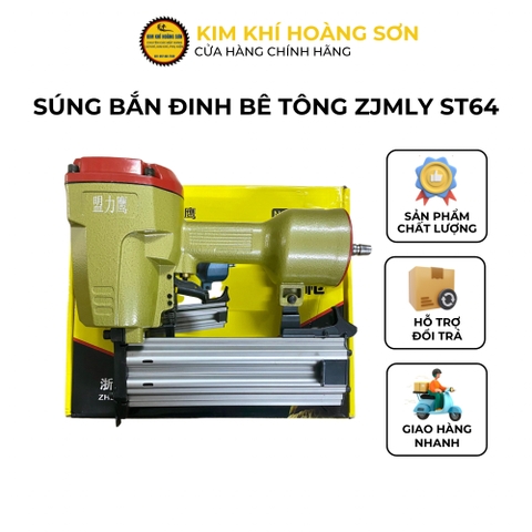 Súng bắn đinh bê tông ST64 ZJMLY chính hãng, Máy bắn đinh bê tông cầm tay nhanh, mạnh, tiết kiệm thời gian