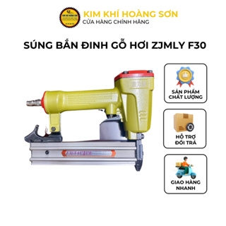 Súng bắn đinh gỗ hơi F30, Máy bắn ghim thẳng ZJMLY chuyên dụng trong lắp ráp nội thất