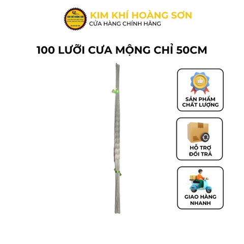 Lưỡi cưa lọng chỉ dài 50cm, bó 100 sợi lưỡi cưa chỉ tròn răng xoắn tiện dụng, chiều dài linh hoạt đa năng