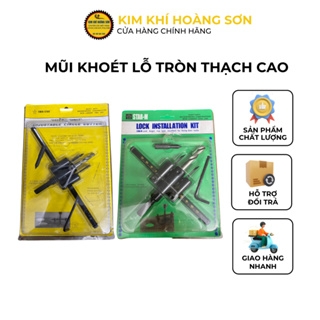 Mũi khoét lỗ tròn thạch cao, khoan khoét gỗ điều chỉnh linh hoạt chất liệu thép hợp kim độ bền cao