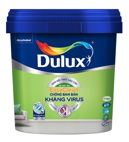 Dulux Easyclean Chống Bám Bẩn Kháng Virus Bề Mặt Mờ - E016M