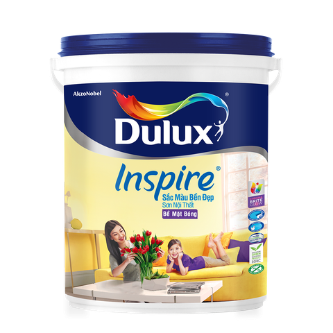 Dulux Inspire Nội Thất Sắc Màu Bền Đẹp Bề Mặt Bóng - 39AB