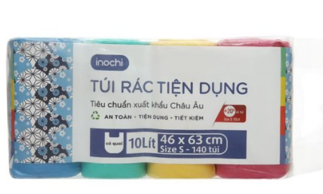 Lô túi rác màu tiện dụng Soji