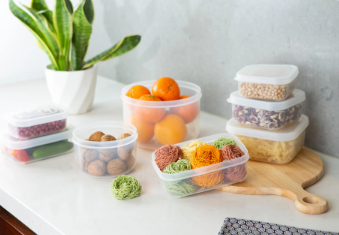 Bộ hộp thực phẩm tròn Hokkaido