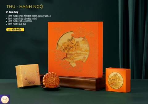 Bánh trung thu Thu - Hạnh Ngộ 150g x4 x 8