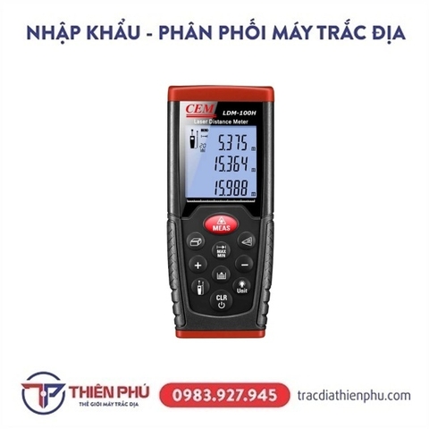 Máy Đo Khoảng Cách Laser CEM LDM-100H (100m, ±1.5mm) Chính Hãng