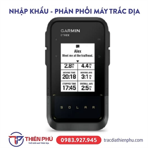 Máy định vị GPS cầm tay Garmin eTrex Solar