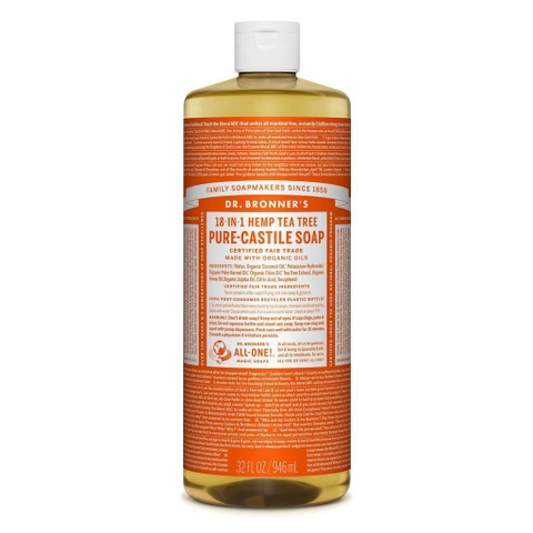 <<Có Sẵn>> Xà Phòng hữu cơ 18 in 1 Dr  Bronner's Sugar Soap 946ml