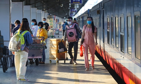 Khách đi tàu được mang tối đa 20 kg hành lý miễn cước