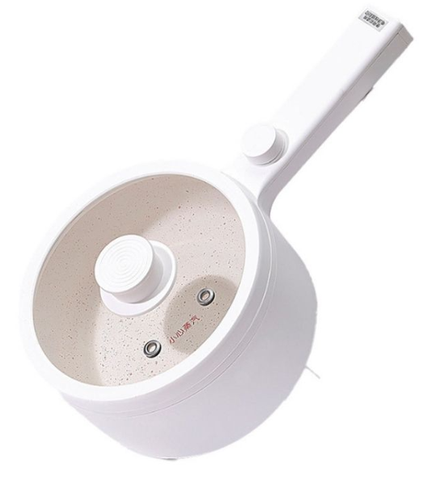 Nồi lẩu điện đa năng mini 1.5L 1 tầng 600W, chống dính cao cấp