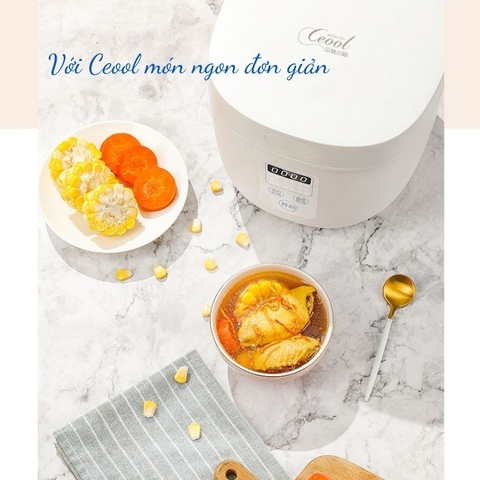 Nồi cơm điện mini đa năng 2L