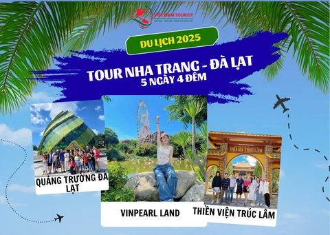 Tour du lịch Nha Trang - Đà Lạt 5 ngày 4 đêm