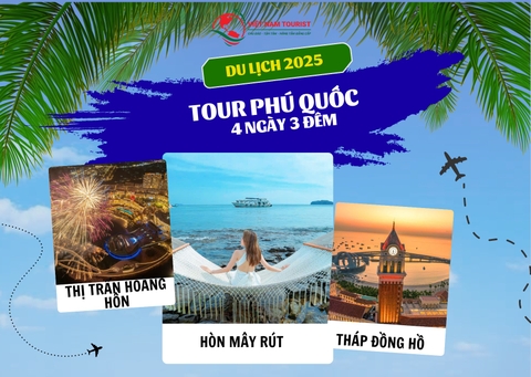 TOUR PHÚ QUỐC 4 NGÀY 3 ĐÊM