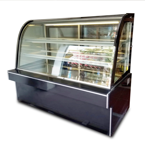Tủ Trưng Bánh 3 Tầng 1,5m Kính Cong - Shinkai