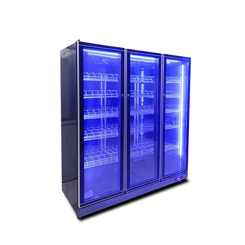 Tủ mát 3 Cánh Kính Có Sấy Điện