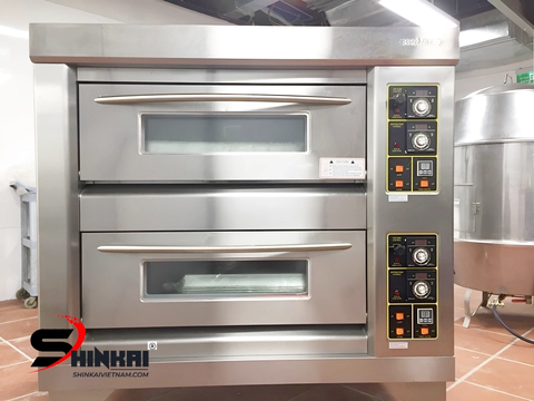 Lò Nướng Điện 2 Tầng 4 Khay Berjaya BJY-E13KW-2PRM