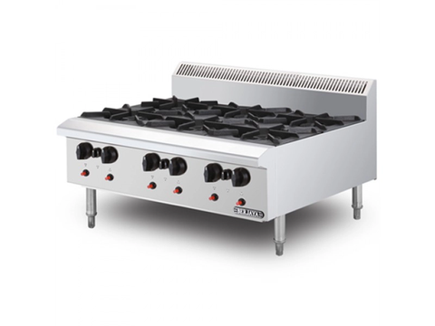 Bếp Âu 6 Họng Dùng Gas Berjaya OB6-17