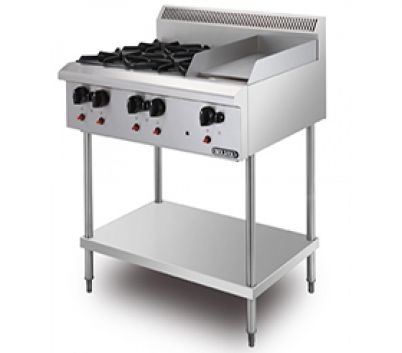 Bếp Âu 4 Họng Có Chiên Phẳng Berjaya OB4GG1BFS-17