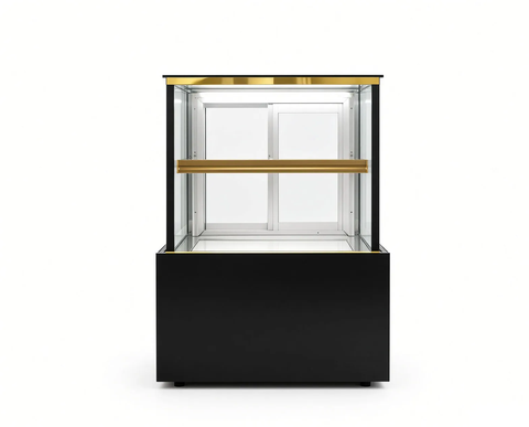 Tủ bánh kem mini để bàn kính vuông Shinkai