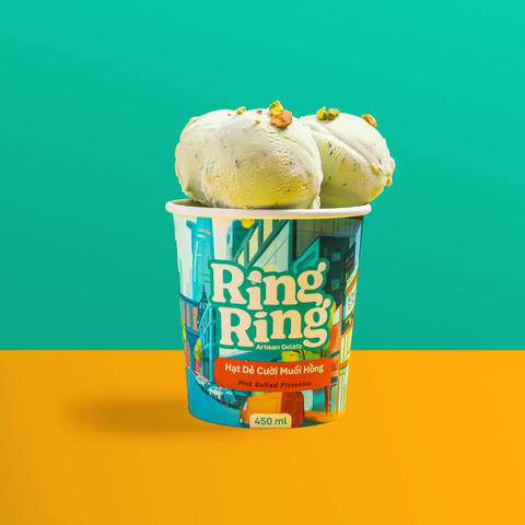 Kem Hạt Dẻ Cười Muối Hồng 450ml