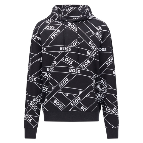 Hugo Boss Mercerised Cotton Hooded Sweatshirt