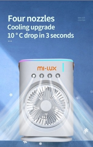 Quạt tích điện phun sương Mi-Lux A3