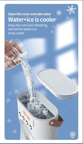 Quạt tích điện phun sương Mi-Lux A3 Plus