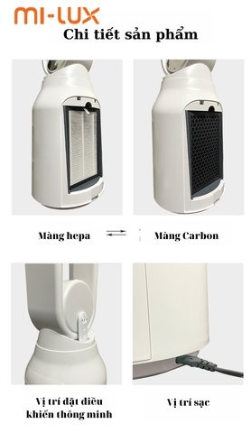 Quạt không cánh Mi-Lux A4 Pro