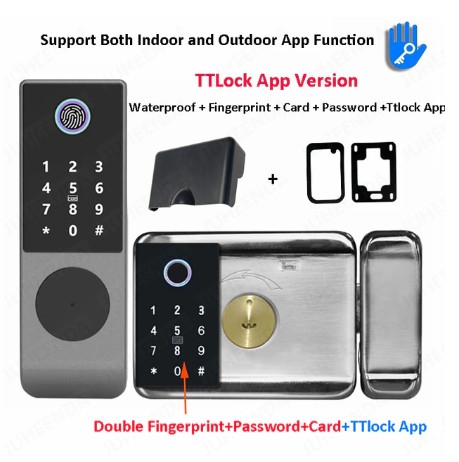 Khóa cổng vân tay 2 mặt Nino Lock N1