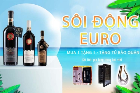 Chung kết Euro 2021 - Ưu đãi rượu vang hấp dẫn